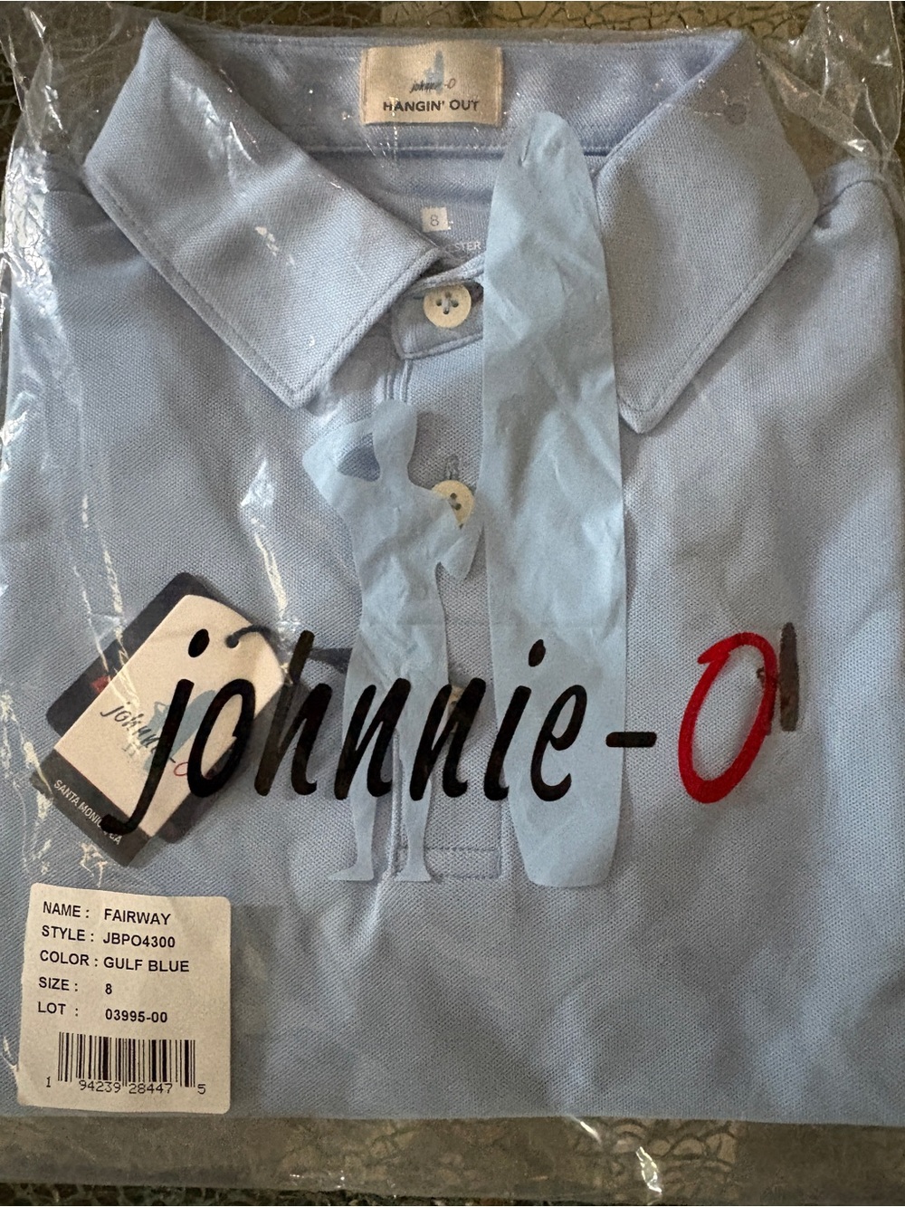 Johnnie-O Boys Performance Mesh Jr. Polo